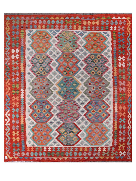 Maimana Afghanistan Kilim Rug - 292 x249 cm