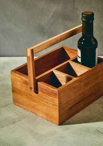 Socorro Acacia Cutlery Caddy