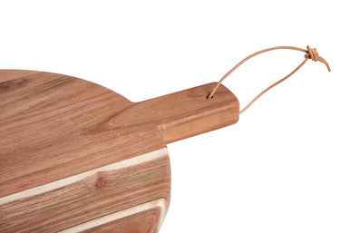 Socorro Medium Round Acacia Wood Chopping And Serving Board