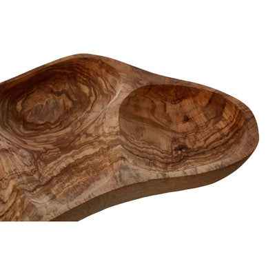 Kora 5 Section Olive Wood Antipasti Dish