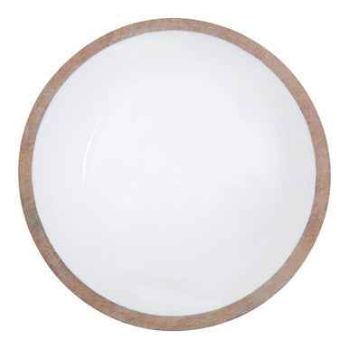 Kara Mango Wood Round Serving Bowl