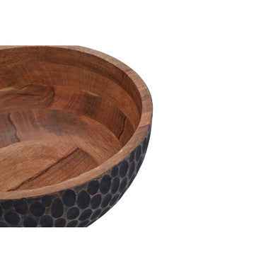 Kara Large Mango Wood Bowl