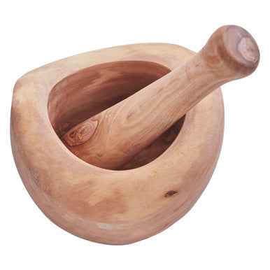 Kora Olive Wood Mortar And Pestle