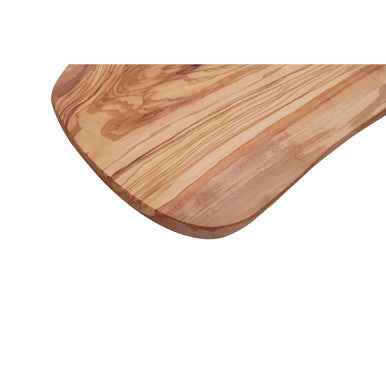 Kora Serving Board With Handle In Olive Wood