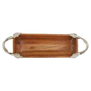 Vine Acacia Wood Small Rectangular Serving Dish