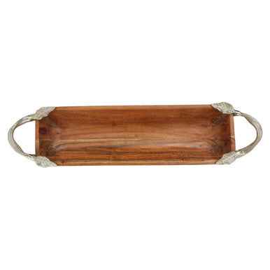 Vine Acacia Wood Large Rectangular Serving Dish