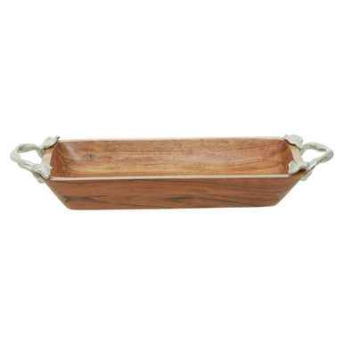 Vine Acacia Wood  Rectangular Bowl