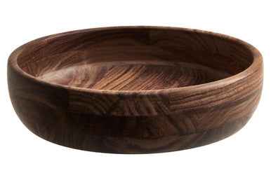 Rosi Small Sheesham Wood Shallow Salad Bowl