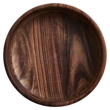 Rosi Small Sheesham Wood Shallow Salad Bowl