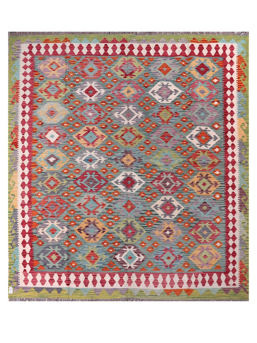 Maimana Afghanistan Kilim Rug - 283 x253 cm