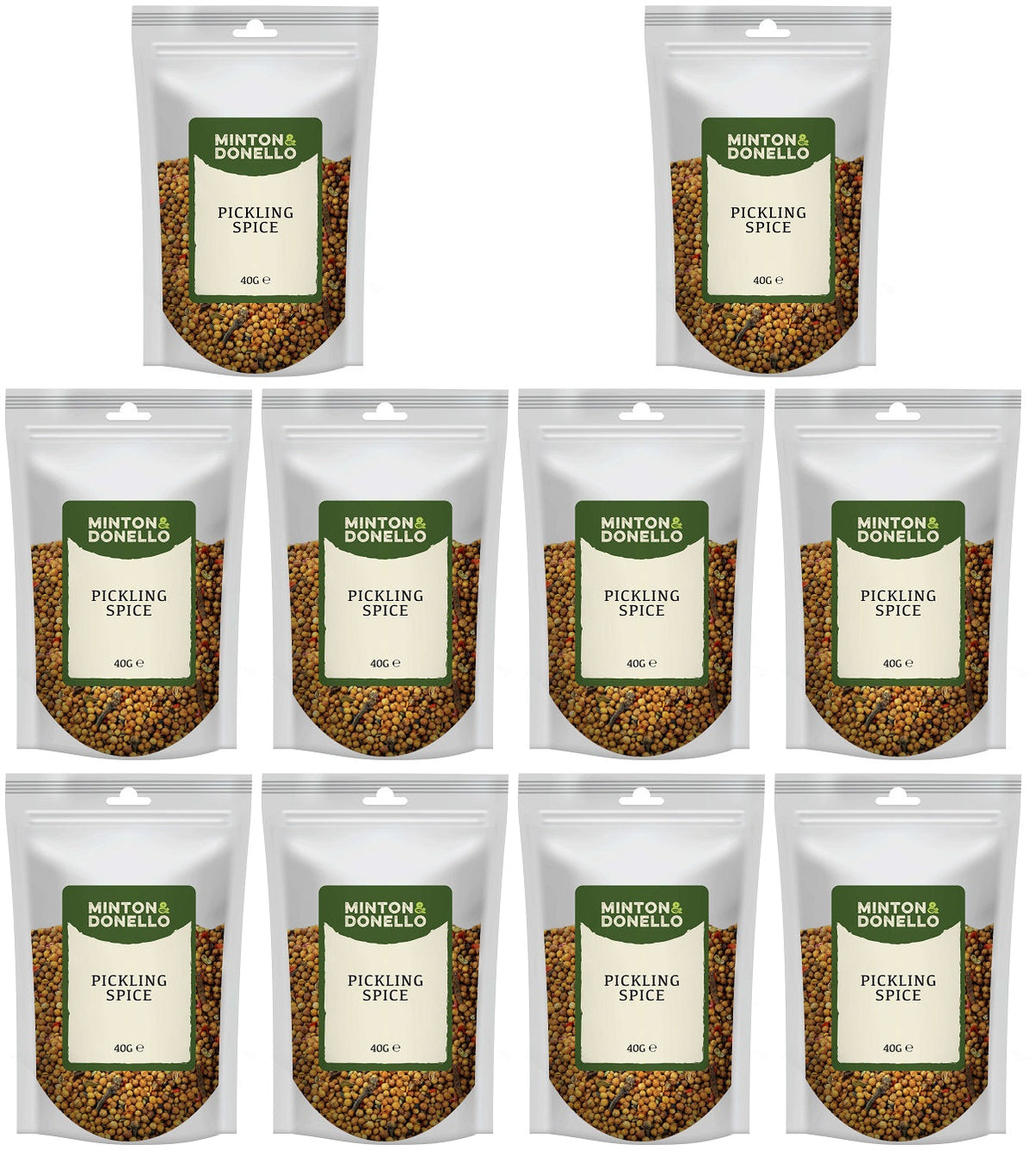 10 x Minton & Donello Pickling Spice - 40g