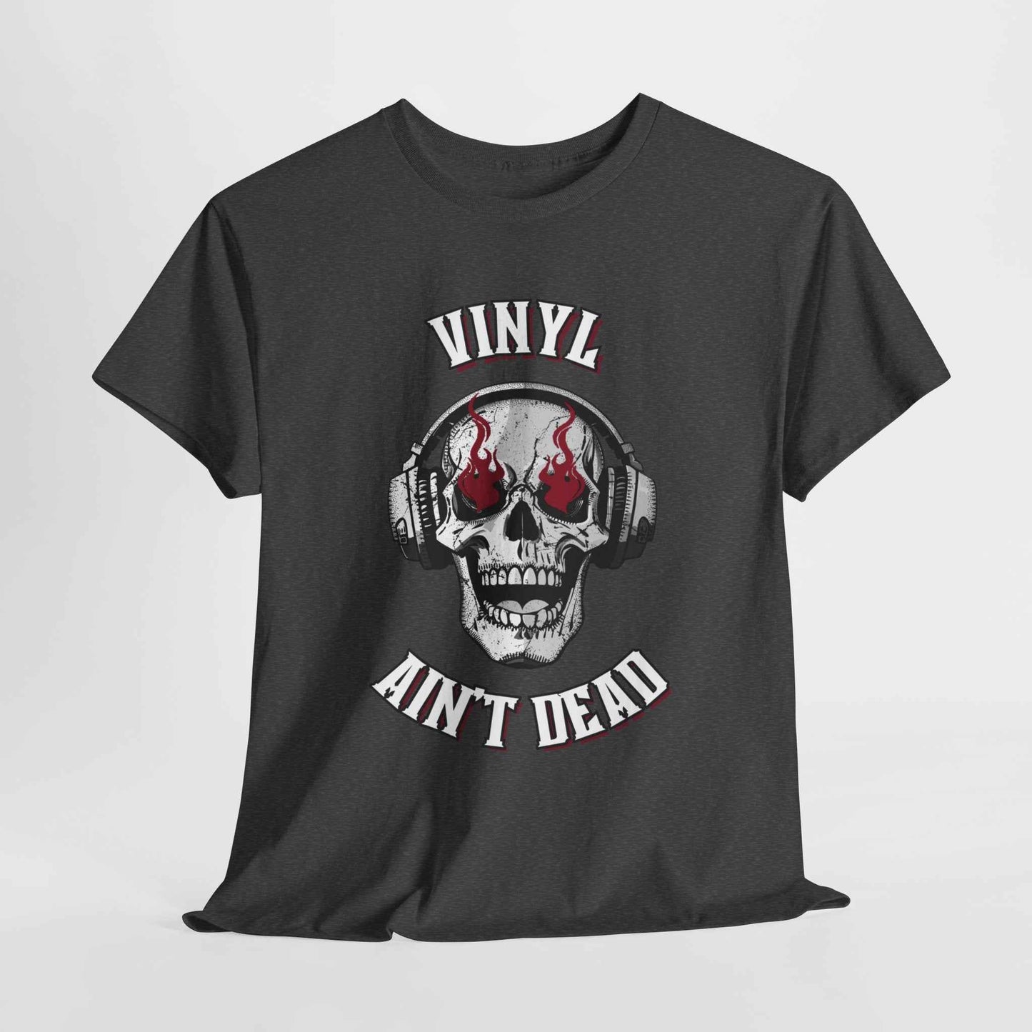 'Vinyl Ain't Dead' Skull Men's T-Shirt