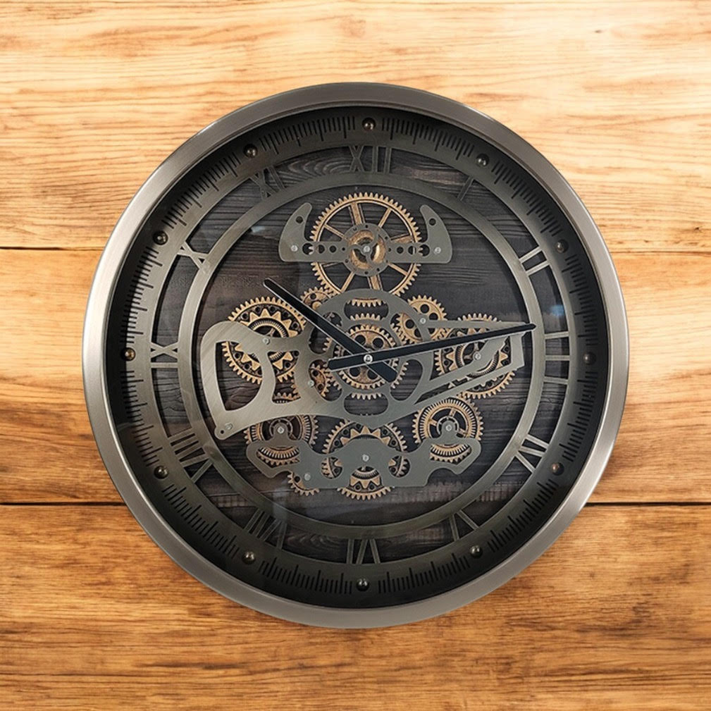 46CM GEAR CLOCK