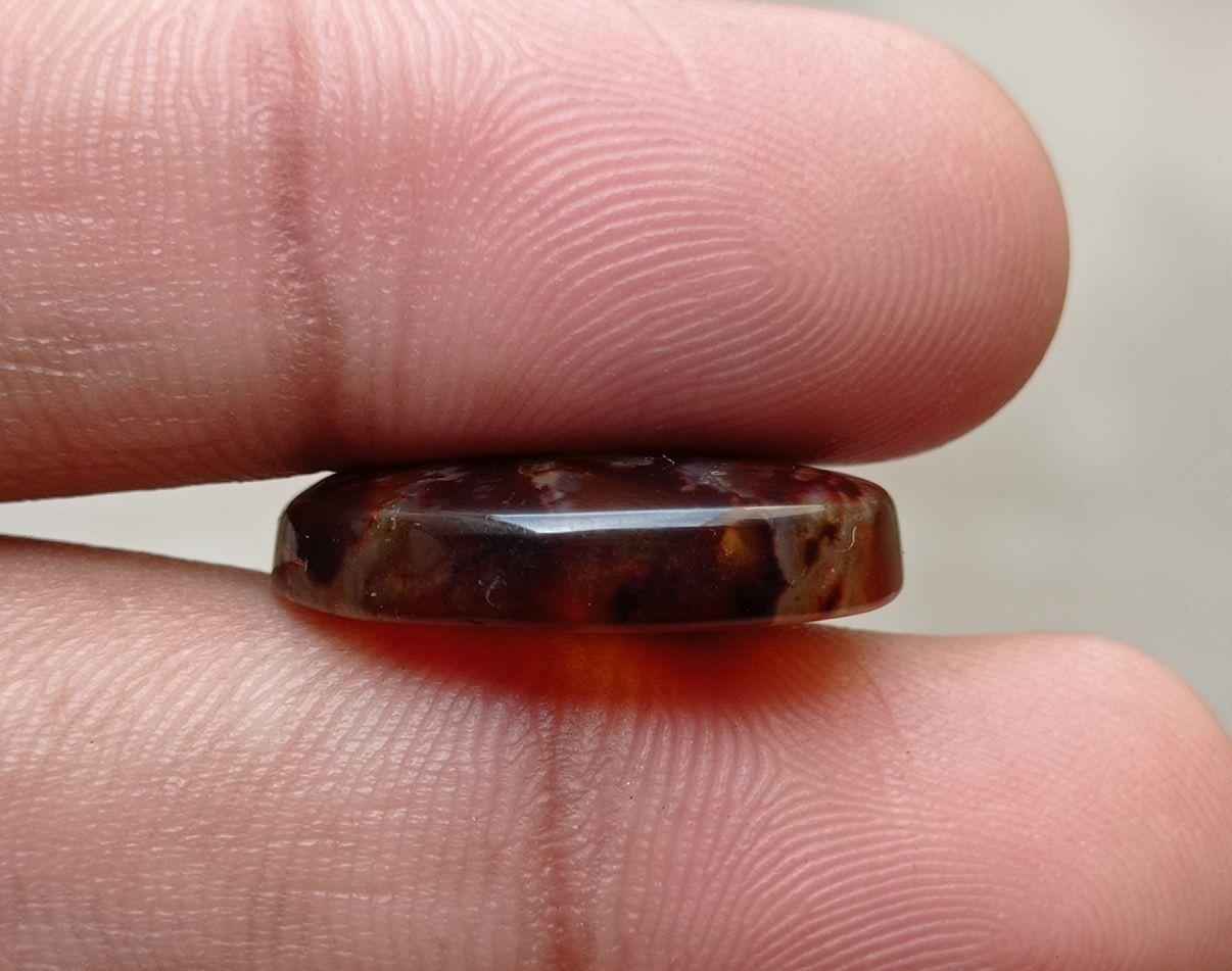 17ct Agate Abstract Pattern - Sulaimani Aqeeq - 23x17mm
