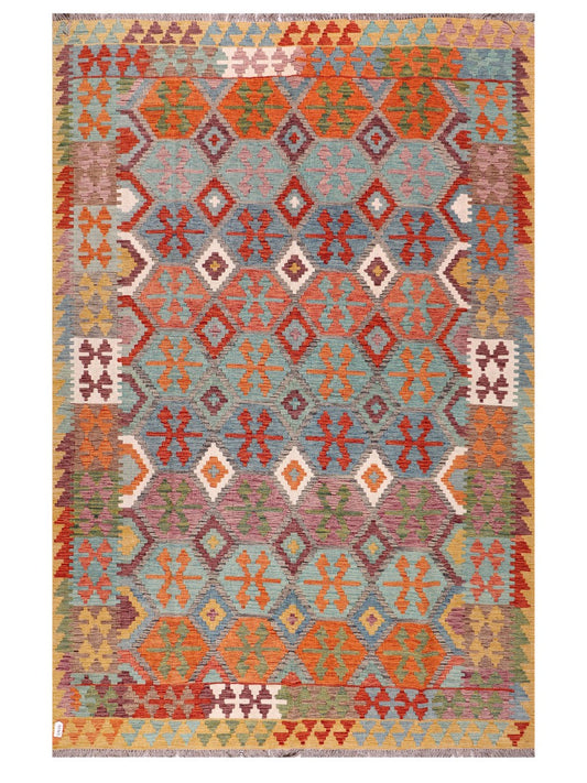 Maimana Afghanistan Kilim Rug - 298 x200 cm