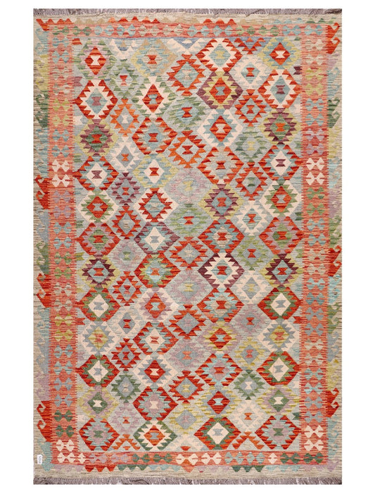 Maimana Afghanistan Kilim Rug - 304 x204 cm
