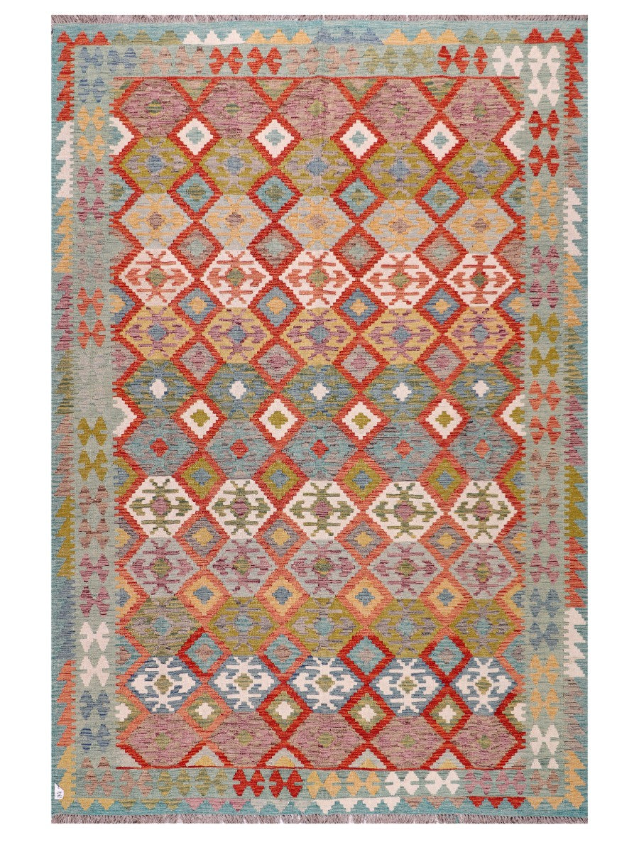 Maimana Afghanistan Kilim Rug - 293 x201 cm