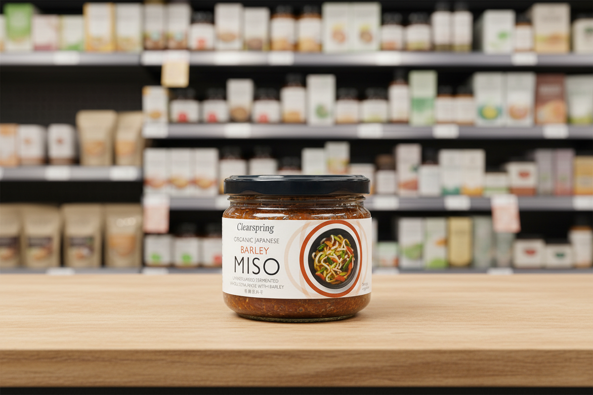 Clearspring Miso - Barley - jar (unpast.) Organic - 300g