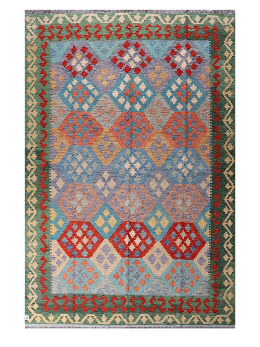 Maimana Afghanistan Kilim Rug - 301 x199 cm