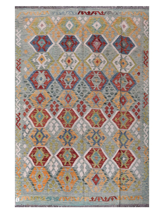 Maimana Afghanistan Kilim Rug - 290 x194 cm