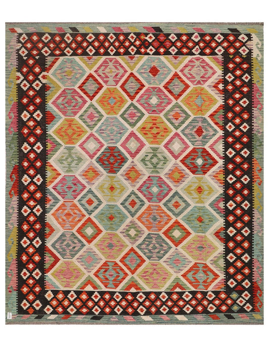 Maimana Afghanistan Kilim Rug - 295 x253 cm
