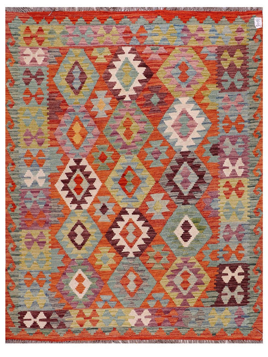 Maimana Afghanistan Kilim Rug - 190 x153 cm