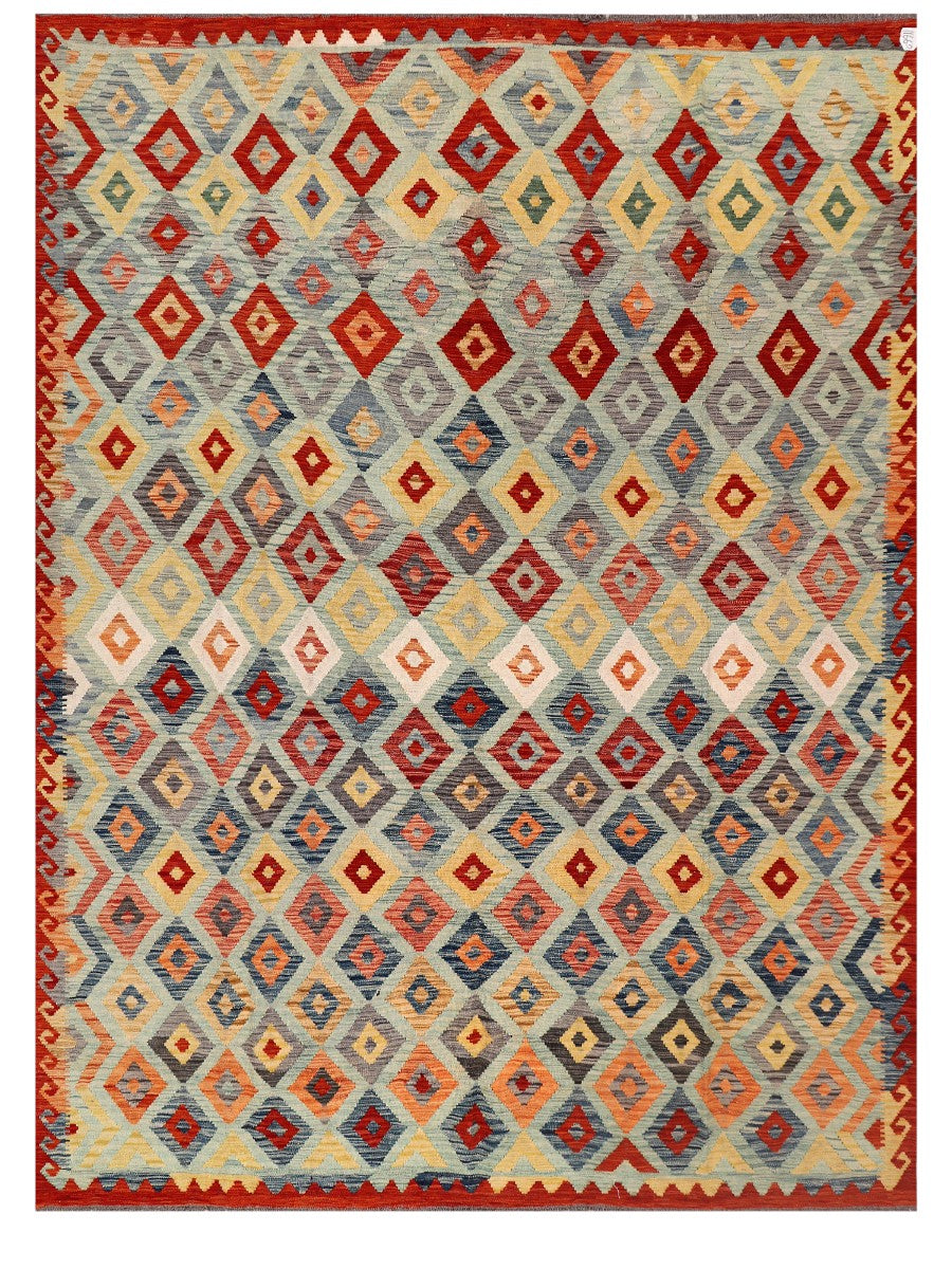 Maimana Afghanistan Kilim Rug - 341 x251 cm