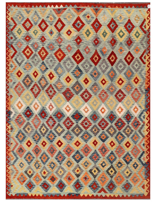 Maimana Afghanistan Kilim Rug - 341 x251 cm