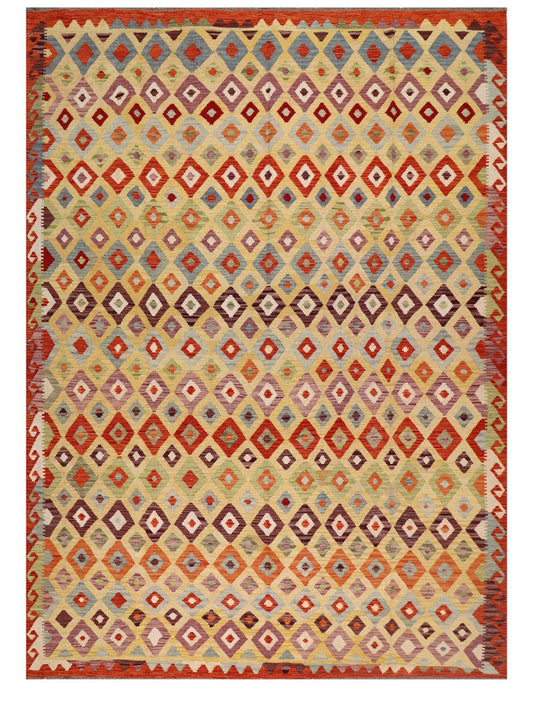 Maimana Afghanistan Kilim Rug - 349 x250 cm