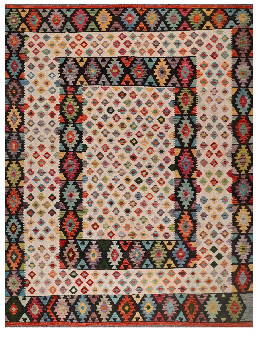 Maimana Afghanistan Kilim Rug - 391 x300 cm