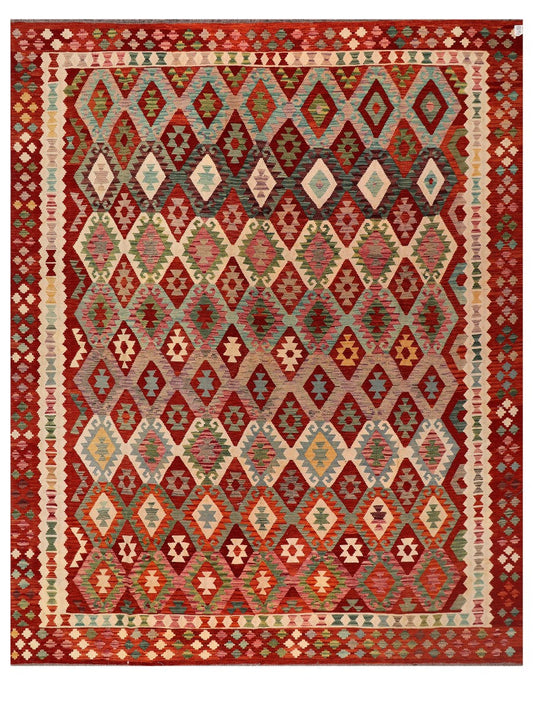 Maimana Afghanistan Kilim Rug - 381 x302 cm