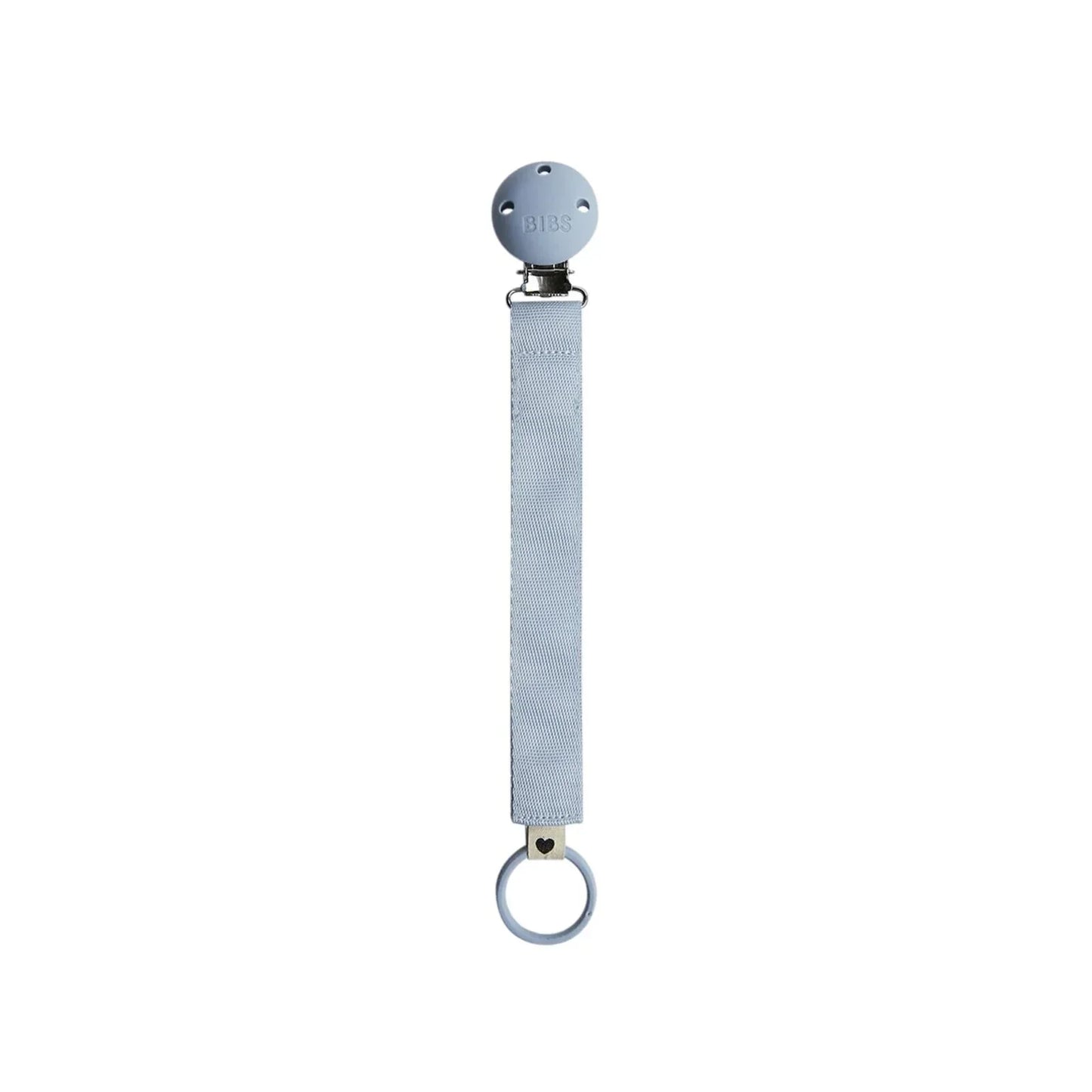 BIBS Soother Clip Ribbon - Dusty Blue