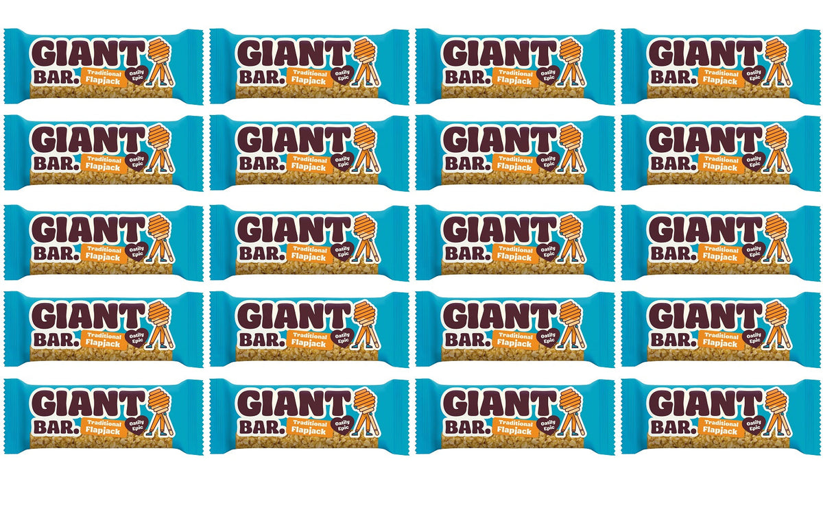 20 x Ma Baker Giant Bar Traditional Flapjack - 90g