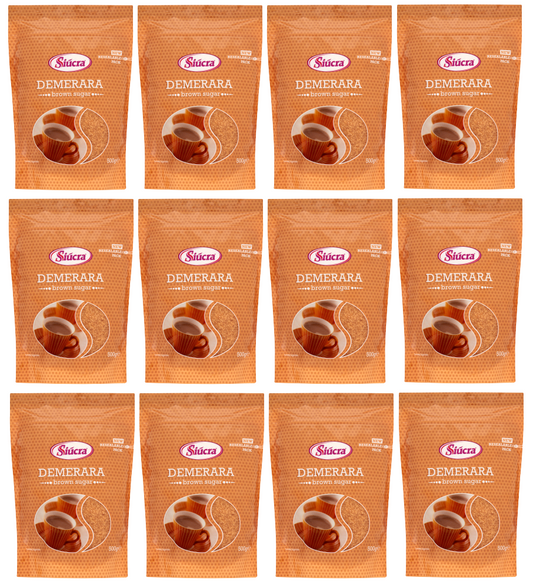 12 x Siucra Demerara Sugar - 500g