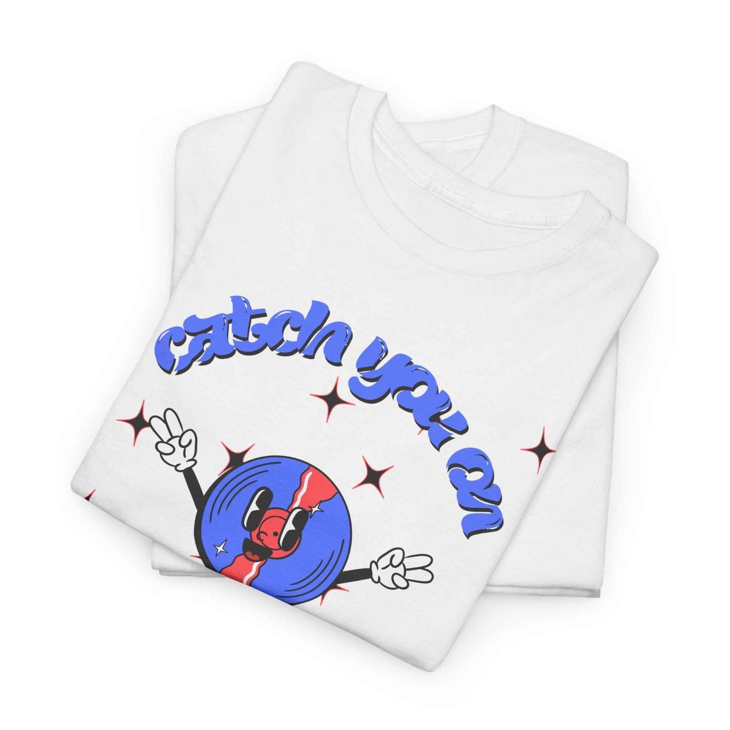 'Catch You On The Flip Side' Men's Vinyl T-Shirt