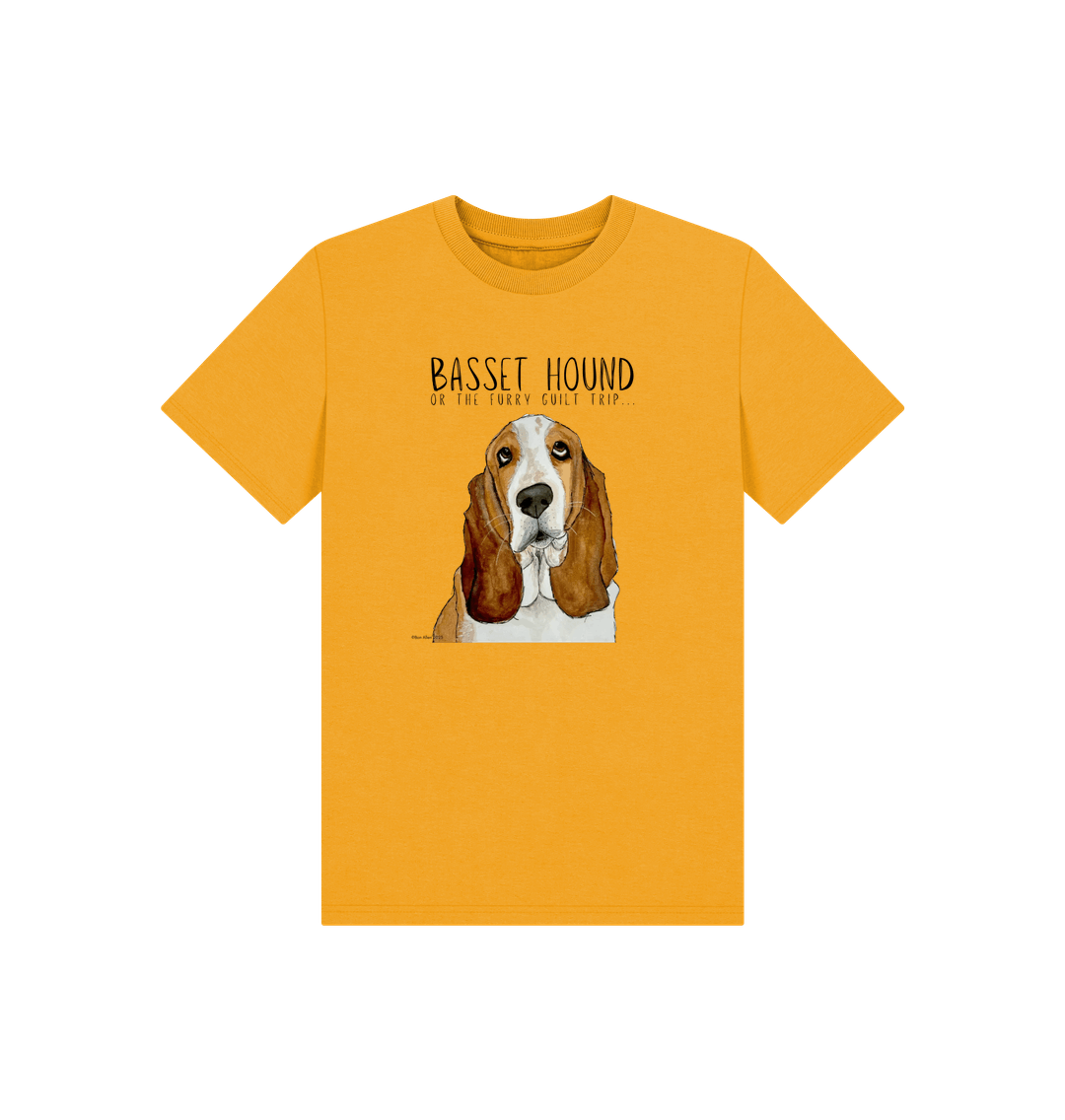 Basset Hound Child’s T-Shirt: Wearable Guilt with a Side of Cuteness!