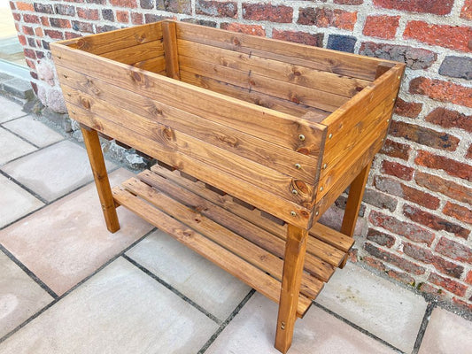 Charles Taylor Trading Peakes Veg Planter  Brown