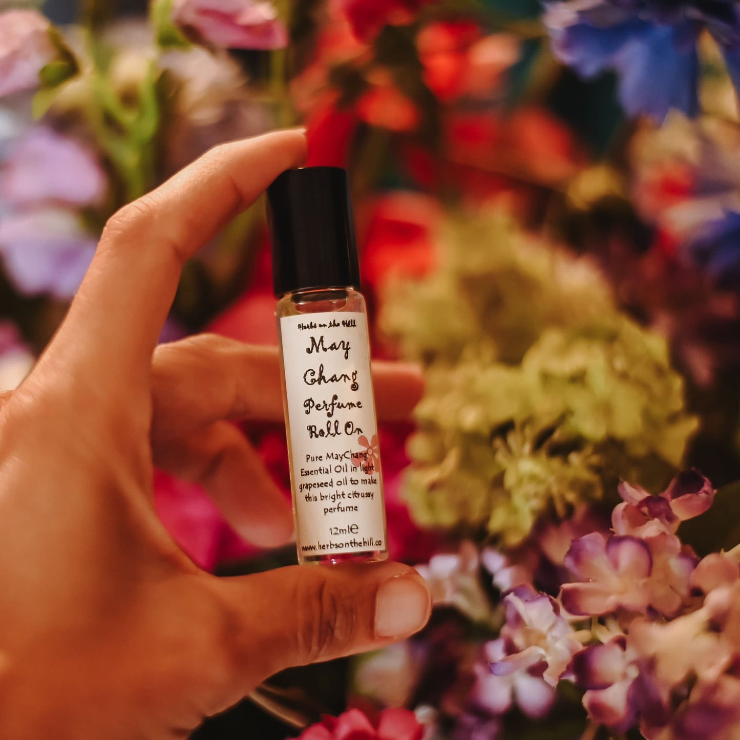 11ml MayChang Perfume Roll-On  – Zesty, Uplifting, &amp; Bursting with Joy