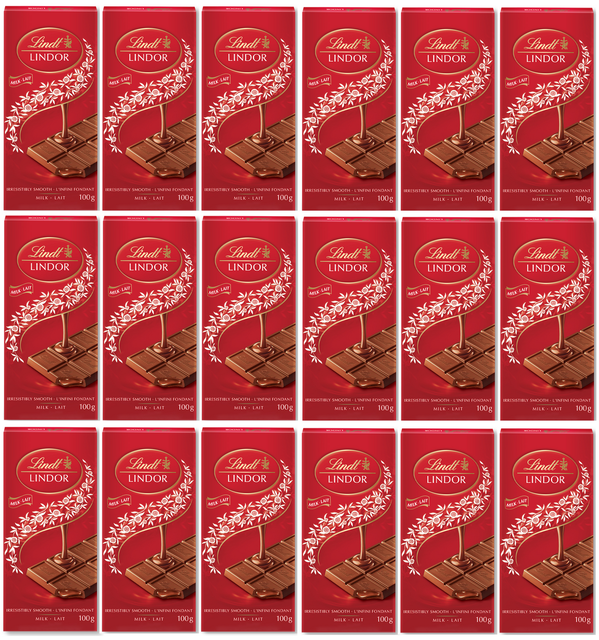 18 x Lindor Tablet Milk - 100GM