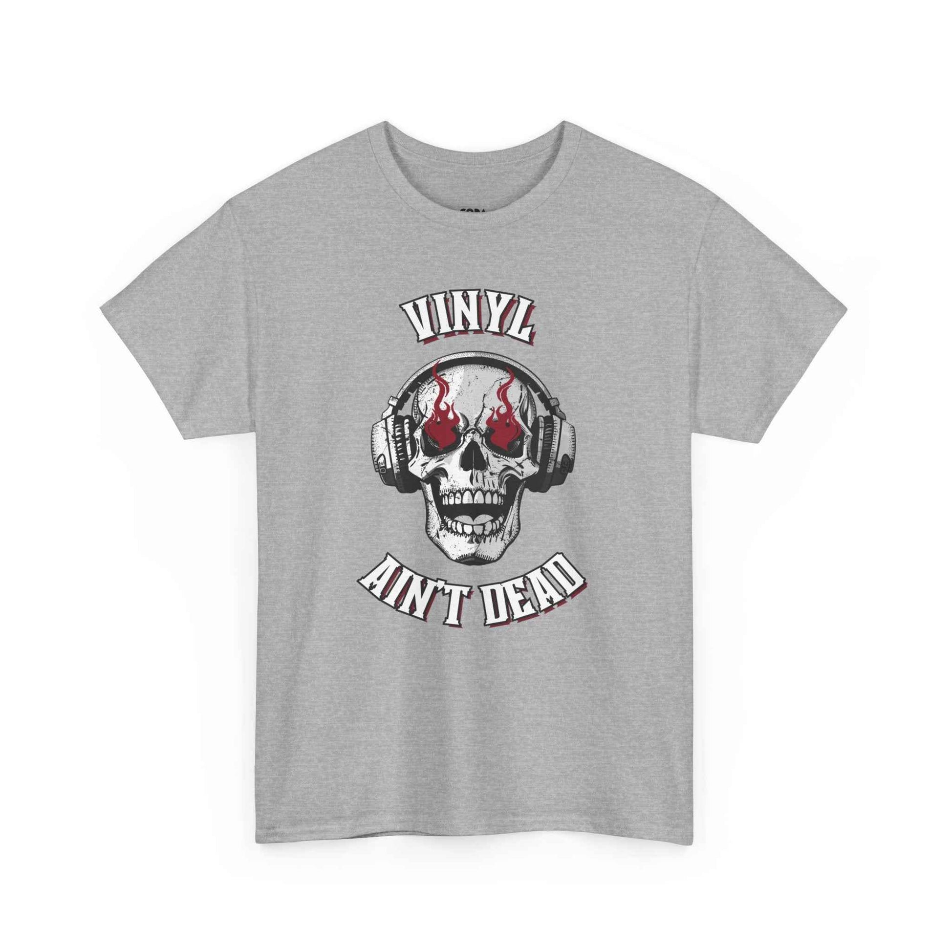 'Vinyl Ain't Dead' Skull Men's T-Shirt