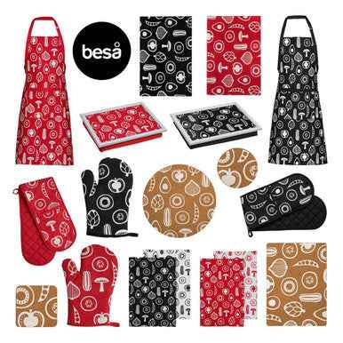 Besa Set Of Four Cork Round Placemats