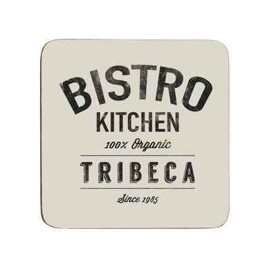 Bistro Set Of Four Square Coasters