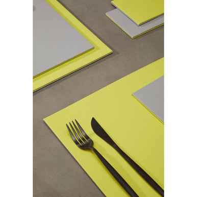 Geome Reversible Grey and Green Placemat