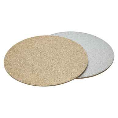 Set Of 4 Reversible Gold And Silver Glitter Placemats