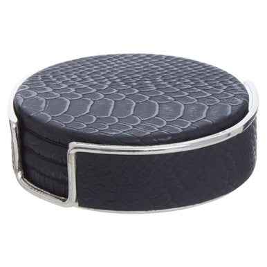 Mixology Set Of Four Black Coasters