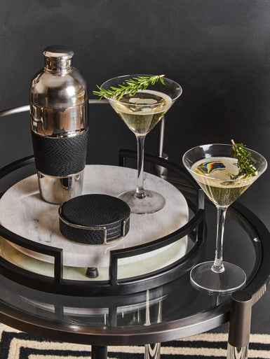 Mixology Set Of Four Black Coasters