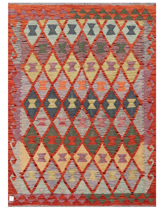 Maimana Afghanistan Kilim Rug - 168 x122 cm