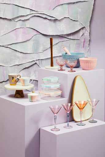 Alden Melamine Medium Pink Mixing Bowl