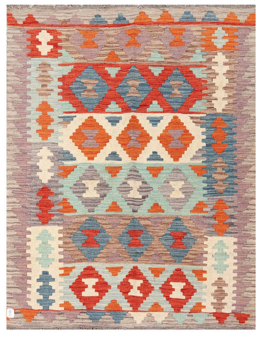 Maimana Afghanistan Kilim Rug - 164 x126 cm