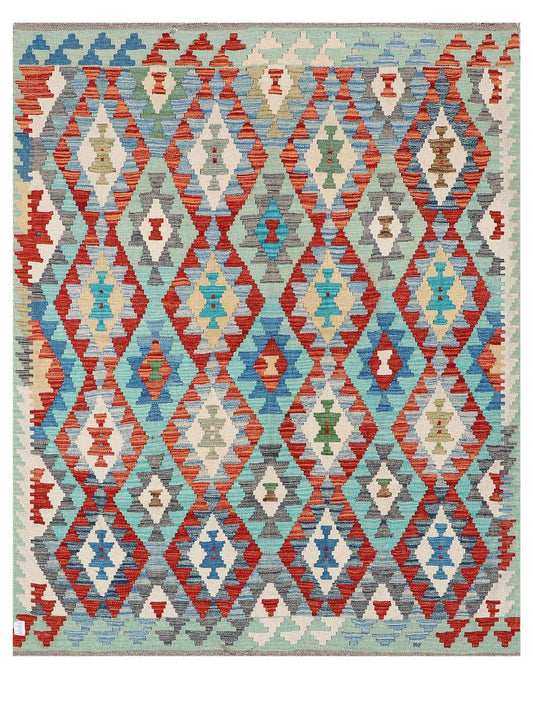Maimana Afghanistan Kilim Rug - 201 x165 cm
